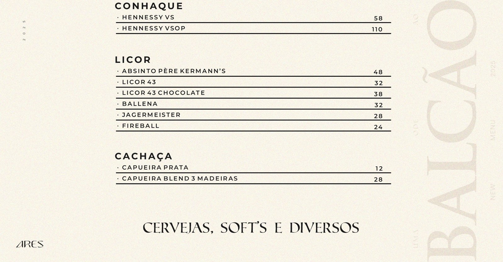 34 DOSES 03 CONHAQUE